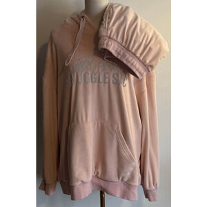 Women's SNUGGLE SAC Pink Pajama Set L/XL